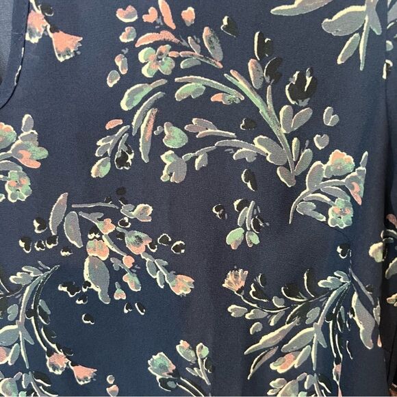 41 Hawthorn Taryn Floral Tie Sleeve Blouse Top - Picture 4 of 7